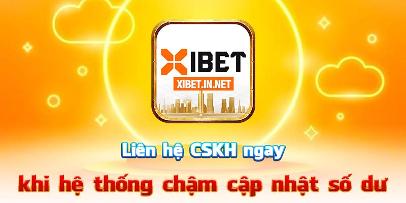Liên hệ CSKH ngay khi hệ thống chậm cập nhật số dư
